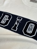 【話題商品！】 ディオール 偽物通販 の2026 ssレターロゴ 刺繍入り ウール クルーネックセーター