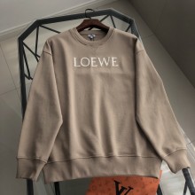 稀少 ロエベ 激安通販 の26ss秋冬刺繍ロゴ クルーネックスウェット