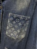 高品質 ルイヴィトン n級品 2026SS クラシックロゴ ウォッシュド加工＋切替ワークポケット ジャケット