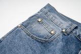累積売上総額第１位！ ルイヴィトン コピーおすすめ 2026SS春夏刺繍ロゴ ワークデニムパンツ