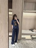 【話題商品！】 フェンディ 偽物通販 の2026SS重工業シートベアー刺繍T➕ワイドパンツスーツ