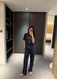 【話題商品！】 フェンディ 偽物通販 の2026SS重工業シートベアー刺繍T➕ワイドパンツスーツ