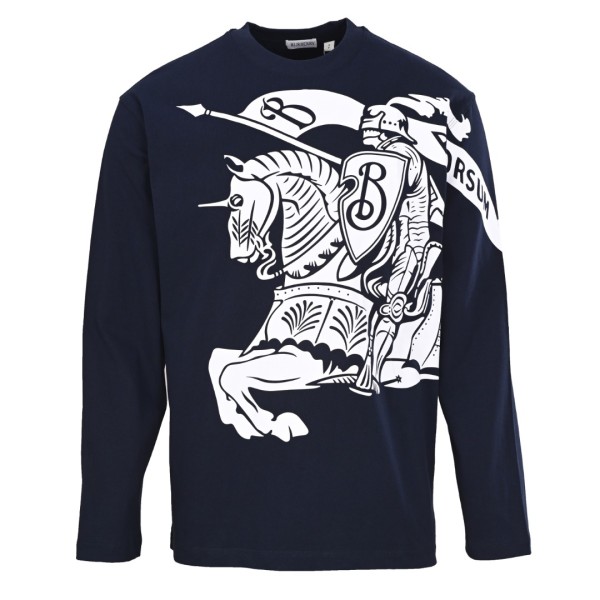 新作 バーバリー コピーおすすめ の2026SS大戦馬プリント長袖Tシャツ
