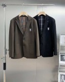 ★超人気 バーバリー 偽物通販 の2026SSクラシックなビジネスファッションのカシミヤスーツ