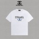 ★超人気 シャネル n級品 の2026SSプリントロゴオールインワントレンド丸首半袖Tシャツ