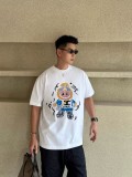 超話題! シャネル コピー の2026SSプリントロゴオールインワントレンド丸首半袖Tシャツ