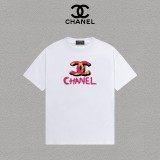 【話題商品！】シャネル 激安通販 の2026SSプリントロゴオールインワントレンド丸首半袖Tシャツ