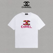 【話題商品！】シャネル 激安通販 の2026SSプリントロゴオールインワントレンド丸首半袖Tシャツ