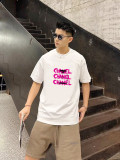 一目惚れ♪ シャネル 偽物通販 の2026SSプリントロゴオールインワントレンド丸首半袖Tシャツ
