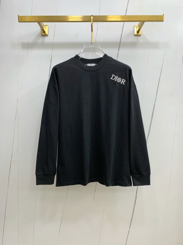 【話題商品！】ディオール 激安偽物 の2026SS丸首長袖プルオーバー長袖Tシャツネットレッド