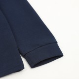 入手困難 クロムハーツ 激安偽物 の2026SS馬蹄刺繍開襟長袖ポロシャツ