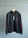 【限定】クロムハーツ n級品 の2026SS袖腕刺繍マーク布ファスナーフード