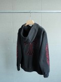 【限定】クロムハーツ n級品 の2026SS袖腕刺繍マーク布ファスナーフード
