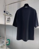 ★超人気 ロエベ n級品 の2026SSSアルファベット混色発泡プリント柄男女同型丸襟純綿半袖Tシャツ2色