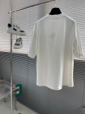 ★超人気 ロエベ n級品 の2026SSSアルファベット混色発泡プリント柄男女同型丸襟純綿半袖Tシャツ2色
