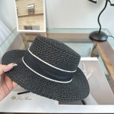 追跡付 シャネル コピー 2026SS 平頂麦わら帽子