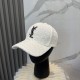 新作 YSLイヴサンローラン コピー 2026SS春夏の新型アルファベット刺繍野球帽