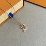 超奇跡の入荷☆ ルイヴィトン n級品 2026SS LV アルファベットカラードリルネックレス