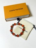 ★超人気 ルイヴィトン 偽物通販 2026SS LV の多元素瑪瑙泰銀スタイルブレスレット