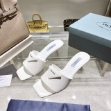 累積売上総額第１位！ プラダ 激安偽物 2026SS レディース ハイヒールの角スリッパ