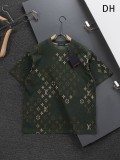 日本未入荷 ルイヴィトン スーパーコピー 2026SS 老花満印ロゴ丸首半袖Tシャツ