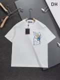 累積売上総額第１位！ルイヴィトン スーパーコピー 2026SS 刺繍ラウンドネック半袖Tシャツ