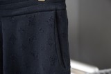 日本未入荷 ルイヴィトン n級品 2026SS黒のアルファベットジャカードニットパンツ