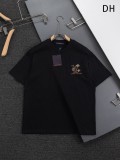 超奇跡の入荷☆ ルイヴィトン 偽物通販 2026SS 刺繍ラウンドネック半袖Tシャツ