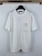 入手困難 ルイヴィトン コピー 2026SS ポケット立体ジャカード半袖Tシャツ