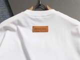 一目惚れ♪ ルイヴィトン 偽物通販 2026SS立体浮雕プレスロゴの凹凸丸首Tシャツ