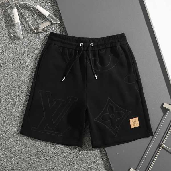 日本未入荷 ルイヴィトン 激安偽物 2026SS ダークステッチレザーパンツ