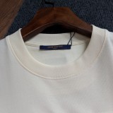 日本未入荷 ルイヴィトン n級品 2026SS 刺繍ロゴラウンドネック半袖Tシャツ
