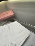 ★超人気 ルイヴィトン 激安偽物 2026SS ジャカード刺繍アルファベット水洗デニムパンツ