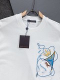 累積売上総額第１位！ルイヴィトン スーパーコピー 2026SS 刺繍ラウンドネック半袖Tシャツ
