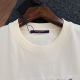 大人気 ルイヴィトン 激安通販 2026SS ロゴ刺繍半袖Tシャツ