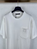 入手困難 ルイヴィトン コピー 2026SS ポケット立体ジャカード半袖Tシャツ