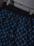 ★超人気 ルイヴィトン 偽物通販 2026SS 刺繍入りカジュアルパンツ5分パンツ
