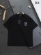 高品質 ルイヴィトン 激安偽物 2026SS 刺繍ラウンドネック半袖Tシャツ