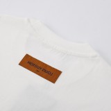 一目惚れ♪ ルイヴィトン スーパーコピー 2026SS 刺繍ラウンドネック半袖Tシャツ