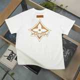 大人気 ルイヴィトン コピーおすすめ 2026SS カジュアルカップルのゆったりとした半袖Tシャツ