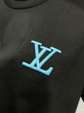 ★超人気 ルイヴィトン 激安通販 2026SS グラデーション刺繍逆書き半袖Tシャツ