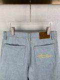 超話題! ルイヴィトン スーパーコピー 2026SS 刺繍デニムパンツ