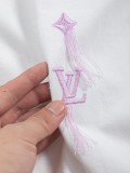 超話題! ルイヴィトン n級品 2026SS 刺繍ラウンドネック半袖Tシャツ