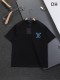 超話題! ルイヴィトン コピーおすすめ 2026SS 刺繍ラウンドネック半袖Tシャツ