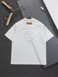 【限定】ルイヴィトン スーパーコピー 2026SS 刺绣クルーネック半袖Tシャツ