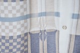 大人気 ルイヴィトン 激安通販 2026SS チェック柄ジャカードフラワーニット半袖