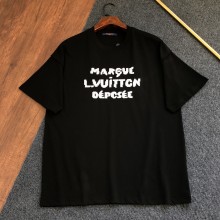 【限定】ルイヴィトン スーパーコピー 2026SS ロゴ刺繍半袖Tシャツ