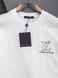 使い勝手良し ルイヴィトン 激安通販 2026SS 刺繍ラウンドネック半袖Tシャツ