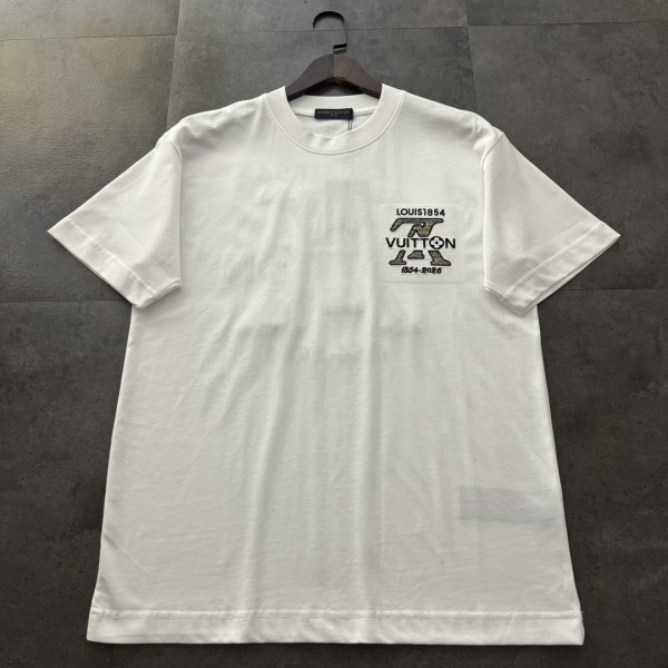 累積売上総額第１位！ ルイヴィトン 激安通販 2026SS 刺繍半袖Tシャツ