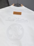 【限定】ルイヴィトン スーパーコピー 2026SS 刺绣クルーネック半袖Tシャツ